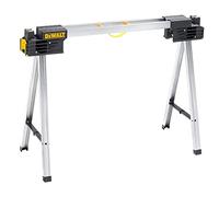 DWST1-75676 Full Metal Sawhorse (Twin Pack),fitted with trigger clamps for vertical clamping and V-groove supports for round profiles and pipes