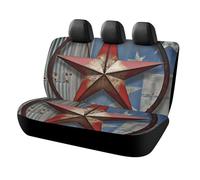 DWTJKMS American Wastern Texas Star Car Seat Cover, Car Non-Slip Protector for Back Seat, Durable Scratch Proof Universal Size Auto Seats Cover Fits Cars, Trucks and SUVs