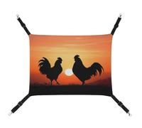 DWTJKMS Animal Chickens Cat Hammock Soft Sleeping Hammocks Adjustable Pet Hammock All Season Use for Cats, Ferret, Puppy, Rabbits, Small Animals (Classical)