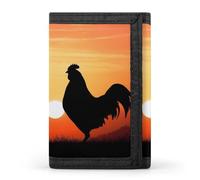 DWTJKMS Animal Chickens Wallet Minimalist Mens Slim Trifold Wallets Modern Fashion Wallets Anti-Theft Wallet Holds Cards And Cash
