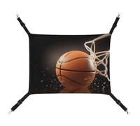 DWTJKMS Basketball Cat Hammock Soft Sleeping Hammocks Adjustable Pet Hammock All Season Use for Cats, Ferret, Puppy, Rabbits, Small Animals (Classical)