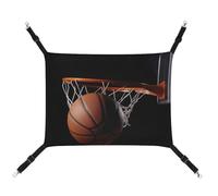 DWTJKMS Basketball Cat Hammock Soft Sleeping Hammocks Adjustable Pet Hammock All Season Use for Cats, Ferret, Puppy, Rabbits, Small Animals (Classical)