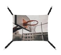 DWTJKMS Basketball Shot Cat Hammock Soft Sleeping Hammocks Adjustable Pet Hammock All Season Use for Cats, Ferret, Puppy, Rabbits, Small Animals (Classical)