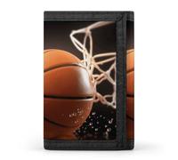 DWTJKMS Basketball Wallet Minimalist Mens Slim Trifold Wallets Modern Fashion Wallets Anti-Theft Wallet Holds Cards And Cash