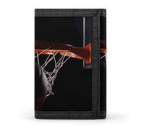 DWTJKMS Basketball Wallet Minimalist Mens Slim Trifold Wallets Modern Fashion Wallets Anti-Theft Wallet Holds Cards And Cash