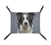 DWTJKMS Border Collie Cat Hammock Soft Sleeping Hammocks Adjustable Pet Hammock All Season Use for Cats, Ferret, Puppy, Rabbits, Small Animals (Classical)