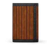 DWTJKMS Brown Wood Pattern Wallet Minimalist Mens Slim Trifold Wallets Modern Fashion Wallets Anti-Theft Wallet Holds Cards And Cash