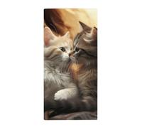 DWTJKMS Cat Kiss Towel Light Weight Soft Bath Towel 28.7'' X 13.8'' Quick Dry Hand Towels Soft Super Absorbent Vacation Essentials Gift Ideal Everyday Use