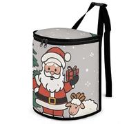 DWTJKMS Christmas Sheep Car Trash Can with Lid Large Capacity Hanging Auto Trash Bin Leak-Proof Waterproof Trash Bin Cars Must Haves Interior Accessories