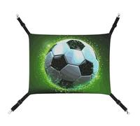 DWTJKMS Cool Soccer Ball Cat Hammock Soft Sleeping Hammocks Adjustable Pet Hammock All Season Use for Cats, Ferret, Puppy, Rabbits, Small Animals (Classical)