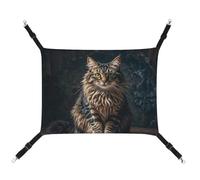 DWTJKMS Cute and Lovely Cat Cat Hammock Soft Sleeping Hammocks Adjustable Pet Hammock All Season Use for Cats, Ferret, Puppy, Rabbits, Small Animals (Classical)