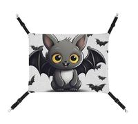 DWTJKMS Cute Bat Cat Hammock Soft Sleeping Hammocks Adjustable Pet Hammock All Season Use for Cats, Ferret, Puppy, Rabbits, Small Animals (Classical)