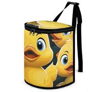 DWTJKMS Cute Duck Animal Car Trash Can with Lid Large Capacity Hanging Auto Trash Bin Leak-Proof Waterproof Trash Bin Cars Must Haves Interior Accessories
