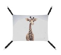 DWTJKMS Cute Giraffe Cat Hammock Soft Sleeping Hammocks Adjustable Pet Hammock All Season Use for Cats, Ferret, Puppy, Rabbits, Small Animals (Classical)