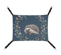 DWTJKMS Cute Little Hedgehog Cat Hammock Soft Sleeping Hammocks Adjustable Pet Hammock All Season Use for Cats, Ferret, Puppy, Rabbits, Small Animals (Classical)