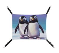 DWTJKMS Cute Penguin Cat Hammock Soft Sleeping Hammocks Adjustable Pet Hammock All Season Use for Cats, Ferret, Puppy, Rabbits, Small Animals (Classical)