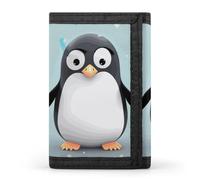 DWTJKMS Cute Penguin Wallet Minimalist Mens Slim Trifold Wallets Modern Fashion Wallets Anti-Theft Wallet Holds Cards And Cash