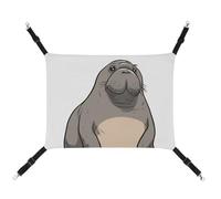 DWTJKMS Cute Walrus Cat Hammock Soft Sleeping Hammocks Adjustable Pet Hammock All Season Use for Cats, Ferret, Puppy, Rabbits, Small Animals (Classical)