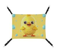 DWTJKMS Cute Yellow Chicken Cat Hammock Soft Sleeping Hammocks Adjustable Pet Hammock All Season Use for Cats, Ferret, Puppy, Rabbits, Small Animals (Classical)