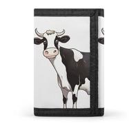 DWTJKMS Dairy Cow Wallet Minimalist Mens Slim Trifold Wallets Modern Fashion Wallets Anti-Theft Wallet Holds Cards And Cash