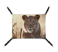DWTJKMS Female Lion Cat Hammock Soft Sleeping Hammocks Adjustable Pet Hammock All Season Use for Cats, Ferret, Puppy, Rabbits, Small Animals (Classical)
