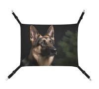 DWTJKMS German Shepherd Cat Hammock Soft Sleeping Hammocks Adjustable Pet Hammock All Season Use for Cats, Ferret, Puppy, Rabbits, Small Animals (Classical)