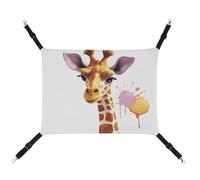 DWTJKMS Giraffe Cat Hammock Soft Sleeping Hammocks Adjustable Pet Hammock All Season Use for Cats, Ferret, Puppy, Rabbits, Small Animals (Classical)