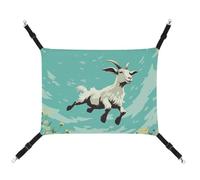 DWTJKMS Goat Frolic Cat Hammock Soft Sleeping Hammocks Adjustable Pet Hammock All Season Use for Cats, Ferret, Puppy, Rabbits, Small Animals (Classical)