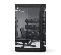 DWTJKMS Gym Equipment Wallet Minimalist Mens Slim Trifold Wallets Modern Fashion Wallets Anti-Theft Wallet Holds Cards And Cash