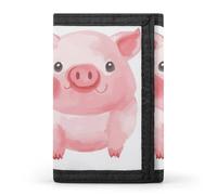 DWTJKMS Lovely Pig Wallet Minimalist Mens Slim Trifold Wallets Modern Fashion Wallets Anti-Theft Wallet Holds Cards And Cash