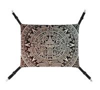 DWTJKMS Mayan Calendar End of The World Cat Hammock Soft Sleeping Hammocks Adjustable Pet Hammock All Season Use for Cats, Ferret, Puppy, Rabbits, Small Animals (Classical)