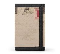 DWTJKMS Old Fashioned Mail Wallet Minimalist Mens Slim Trifold Wallets Modern Fashion Wallets Anti-Theft Wallet Holds Cards And Cash