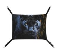 DWTJKMS Panther with Blue Eyes Cat Hammock Soft Sleeping Hammocks Adjustable Pet Hammock All Season Use for Cats, Ferret, Puppy, Rabbits, Small Animals (Classical)