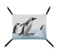 DWTJKMS Penguin Cat Hammock Soft Sleeping Hammocks Adjustable Pet Hammock All Season Use for Cats, Ferret, Puppy, Rabbits, Small Animals (Classical)