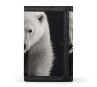 DWTJKMS Polar Bear Wallet Minimalist Mens Slim Trifold Wallets Modern Fashion Wallets Anti-Theft Wallet Holds Cards And Cash
