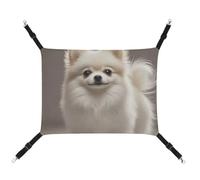 DWTJKMS Pomeranian Dog Cat Hammock Soft Sleeping Hammocks Adjustable Pet Hammock All Season Use for Cats, Ferret, Puppy, Rabbits, Small Animals (Classical)