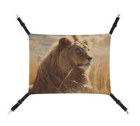 DWTJKMS Prairie Lion Cat Hammock Soft Sleeping Hammocks Adjustable Pet Hammock All Season Use for Cats, Ferret, Puppy, Rabbits, Small Animals (Classical)