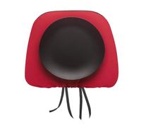 DWTJKMS Red Black Plate Car Seat Headrest Cover 2 PCS Adjustable Reusable, Auto Interior Seat Accessories Cute Vintage Car Headrest Protector Seats Cover,for Most Cars