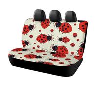 DWTJKMS Red Ladybug Car Seat Cover, Car Non-Slip Protector for Back Seat, Durable Scratch Proof Universal Size Auto Seats Cover Fits Cars, Trucks and SUVs