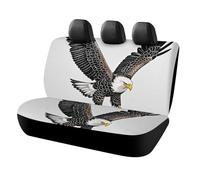 DWTJKMS Sketch of Bald Eagle Diving Car Seat Cover, Car Non-Slip Protector for Back Seat, Durable Scratch Proof Universal Size Auto Seats Cover Fits Cars, Trucks and SUVs