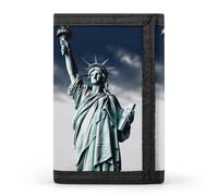 DWTJKMS Statue of Liberty Wallet Minimalist Mens Slim Trifold Wallets Modern Fashion Wallets Anti-Theft Wallet Holds Cards And Cash