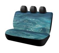 DWTJKMS The Blue Sea Car Seat Cover, Car Non-Slip Protector for Back Seat, Durable Scratch Proof Universal Size Auto Seats Cover Fits Cars, Trucks and SUVs