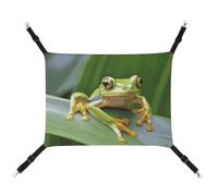 DWTJKMS Tree Frog Baby Cat Hammock Soft Sleeping Hammocks Adjustable Pet Hammock All Season Use for Cats, Ferret, Puppy, Rabbits, Small Animals (Classical)