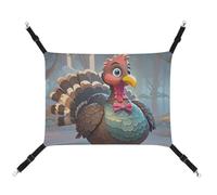 DWTJKMS Turkey Decoration Cat Hammock Soft Sleeping Hammocks Adjustable Pet Hammock All Season Use for Cats, Ferret, Puppy, Rabbits, Small Animals (Classical)