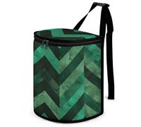 DWTJKMS with Emerald Green Car Trash Can with Lid Large Capacity Hanging Auto Trash Bin Leak-Proof Waterproof Trash Bin Cars Must Haves Interior Accessories