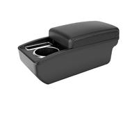DWTNMEX Armrest Storage Box For Peugeot 207 Car Special Armrest Box Upgrade Multi-function Storage Modified Interior Accessories(A3 white line NO USB)
