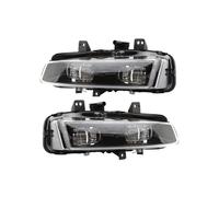 DWTNMEX Car Front Fog Lamp For Range For Rover For Evoque 2011-2015 Pair Left&Right Fog Lamp Assembly Front Bumper Anti Light(Pair Black)