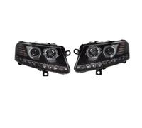 DWTNMEX Car Headlight Headlamp For A6 S6 Headlamp 2005-2010 For A6L C6 Headlights Assembly Daytime Running Light Eagle Eye Headlights LED Car Light Car Turn Light Headlamp(Normal Halogen)