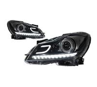 DWTNMEX Car Headlight Headlamp For Benz C-Class W204 Headlight 2011-2014 C180 C200 C250 C260 LED DRL Signal Front Head Lamp Hid Bi Xenon Automotive Car Lights Car Turn Light Headlamp