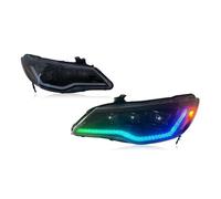 DWTNMEX Car Headlight Headlamp For Civic FD2 For RGB Headlight 2006-2015 Modified DRL Dynamic Turn Signal LED Headlight Car Car Turn Light Headlamp